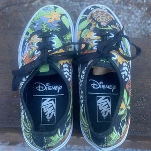 Womens 7.5 men’s 6 Jungle Book Vans
